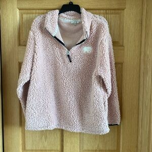Ivory Ella Fleece Pullover Size Medium